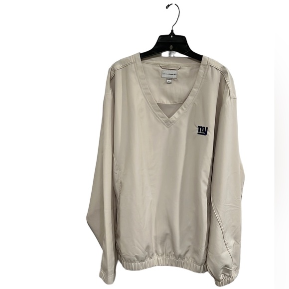 Cutter & Buck WindTec Pullover V-neck NY Giants Windshirt Size Large - Picture 1 of 8